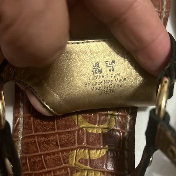 Sam Edelman Greta Black Leather Thong Sandals | Size 10M | Boho Gold Hardware - Picture 9 of 13